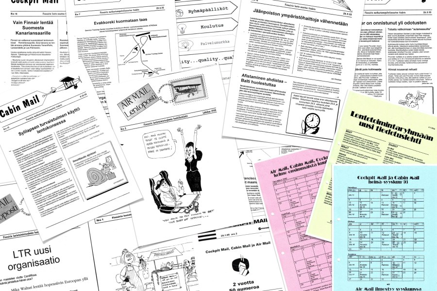 Cabin Mail, Cockpit Mail, Air Mail Finnair